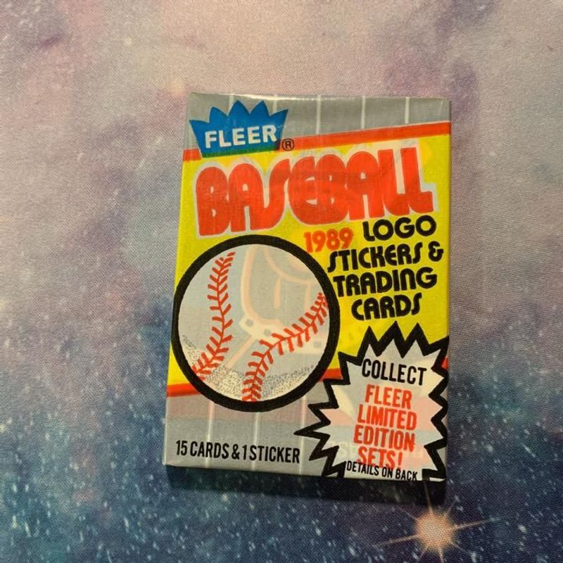 1989 Fleer Baseball Wax Pack (Ken Griffey Jr. - back)