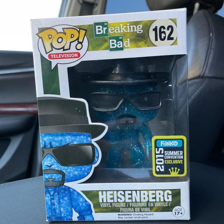 funko pop vinyl breaking bad crystal heisenberg 2015 summer convention exclusive