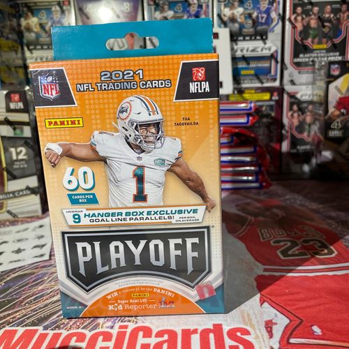 2021 Panini Playoff Football Hanger Box (Goal Line Parallels