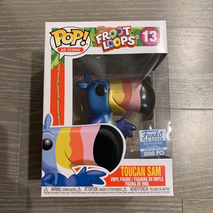toucan sam metallic funko pop
