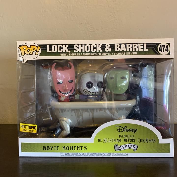 lock shock and barrel funko pop bathtub