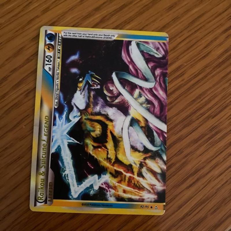 Verified Raikou & Suicune LEGEND - HS—Unleashed by Pokemon Cards