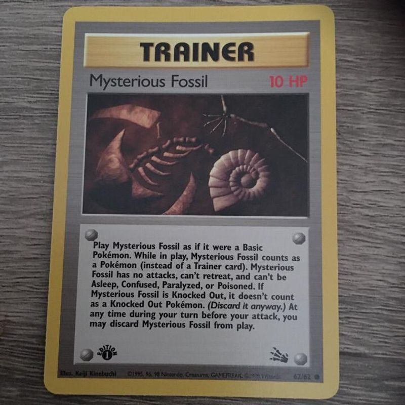 Mysterious Fossil - Fossil (1st edition)