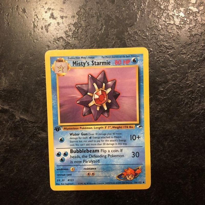 Misty's Starmie - Gym Heroes (1st edition)