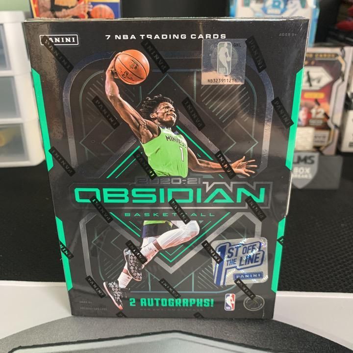 Verified 202021 Panini Obsidian Basketball FOTL Hobby Box Panini Cards