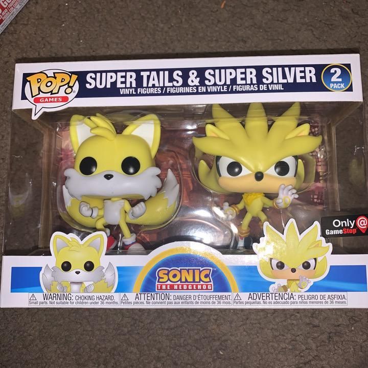 super tails and super silver funko