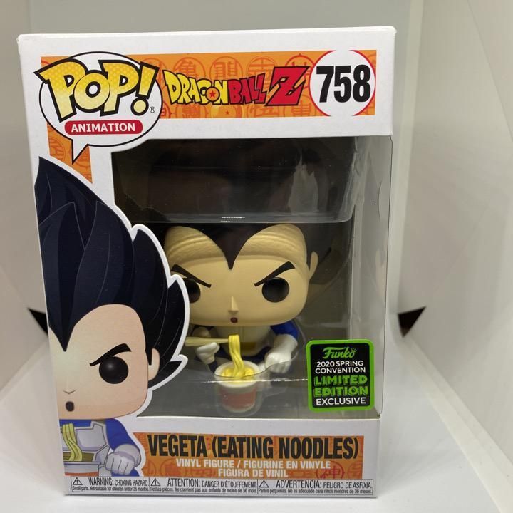 funko vegeta eating noodles