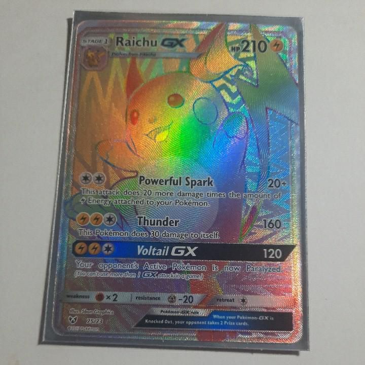 Verified Raichu Gx Shining Legends Pokemon Cards Whatnot