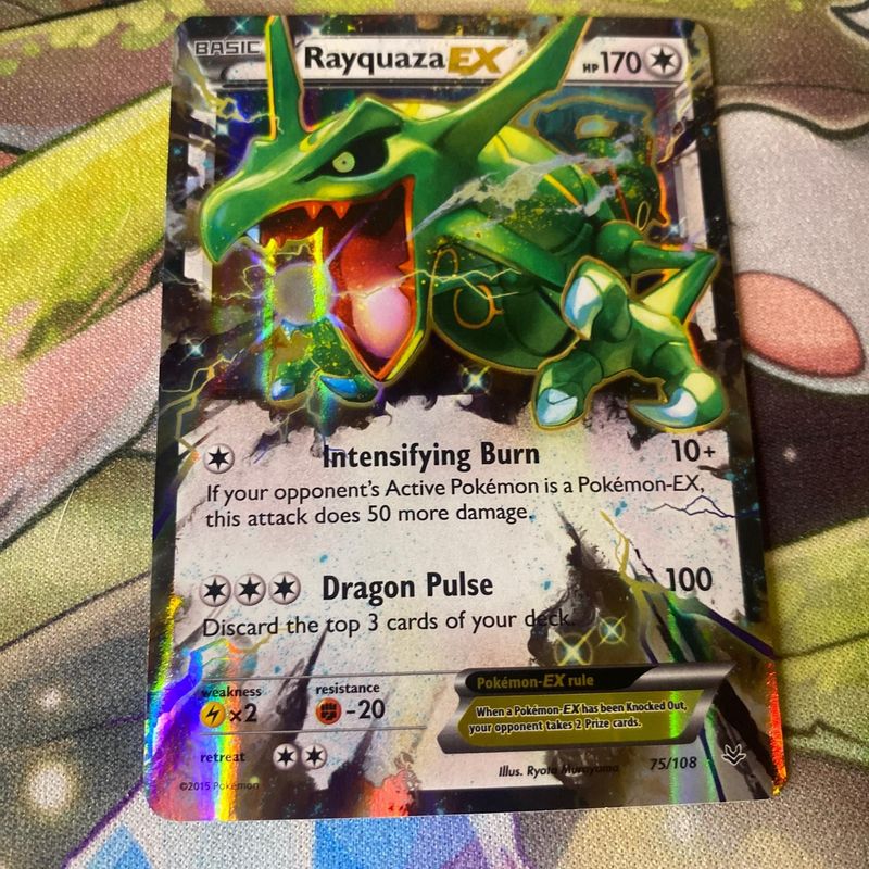 pokemon cards rayquaza