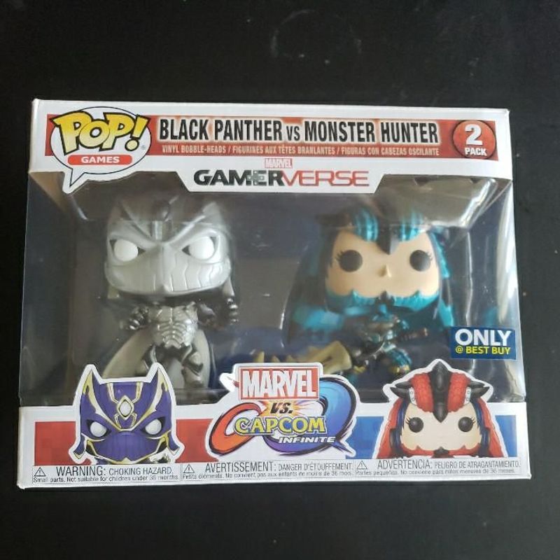 Black Panther (White) vs. Monster Hunter (Blue) (2-Pack)