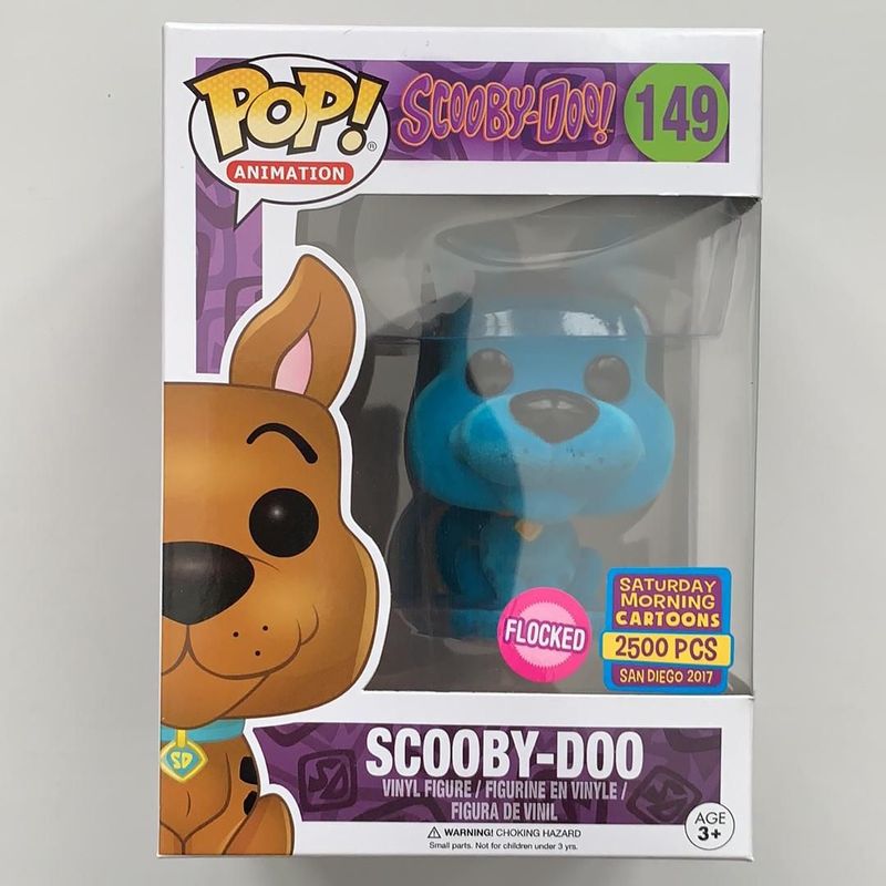 scooby doo flocked pop