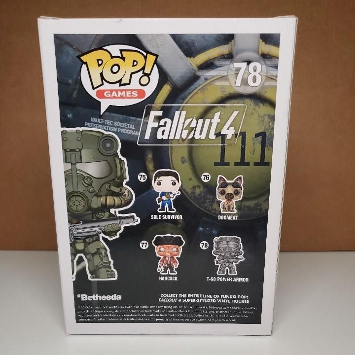 Verified Power Armor T 60 Green Funko Pop Whatnot