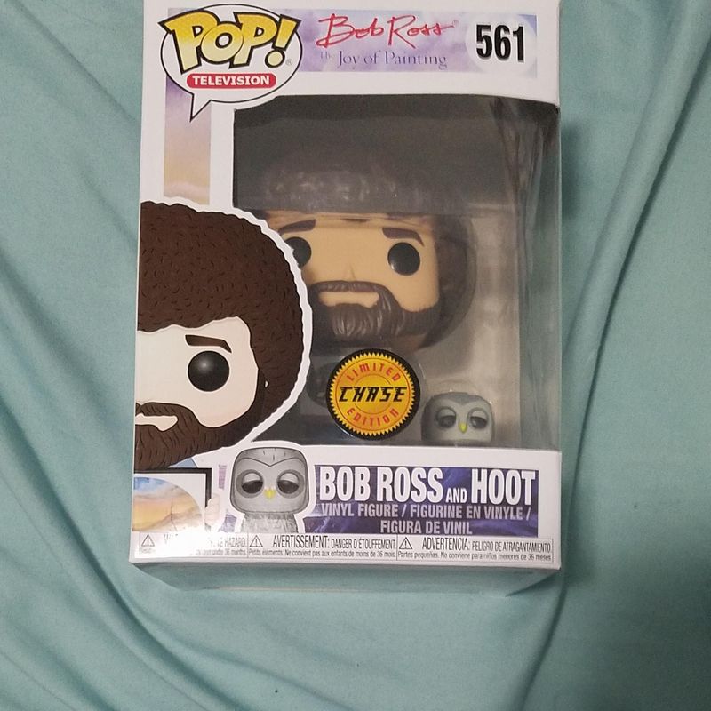bob ross and hoot funko pop