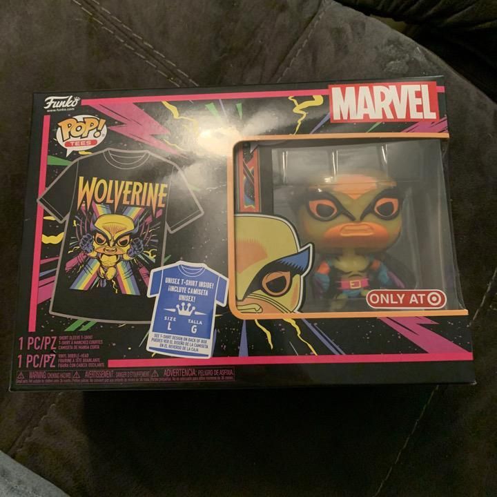 wolverine black light funko pop