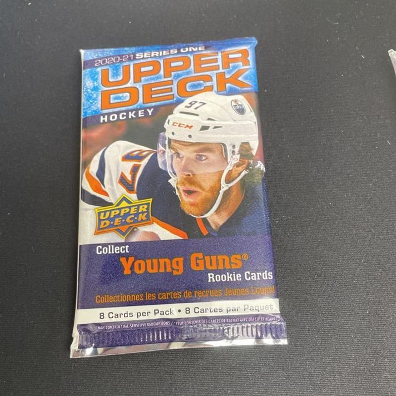 2020-21 Upper Deck NHL Series 1 Gravity Feed Boster Pack