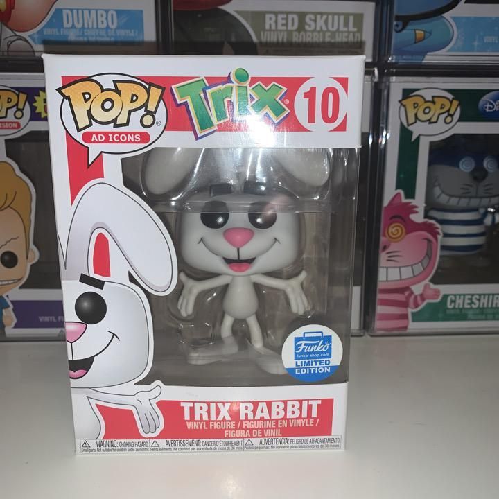 trix rabbit flocked funko pop