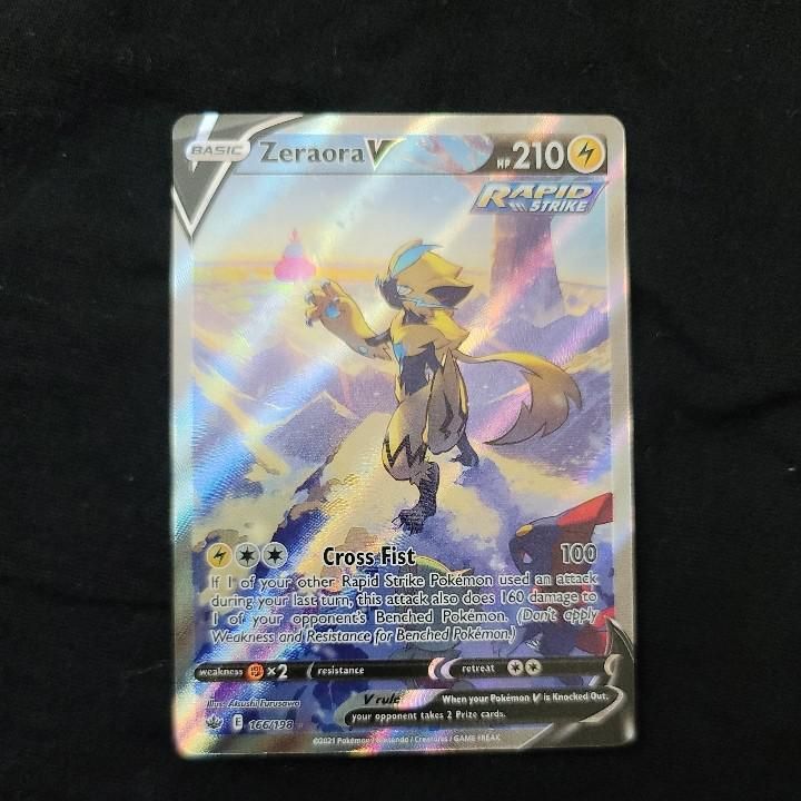 Verified Zeraora V (Full Art) Chilling Reign Pokemon Cards Whatnot