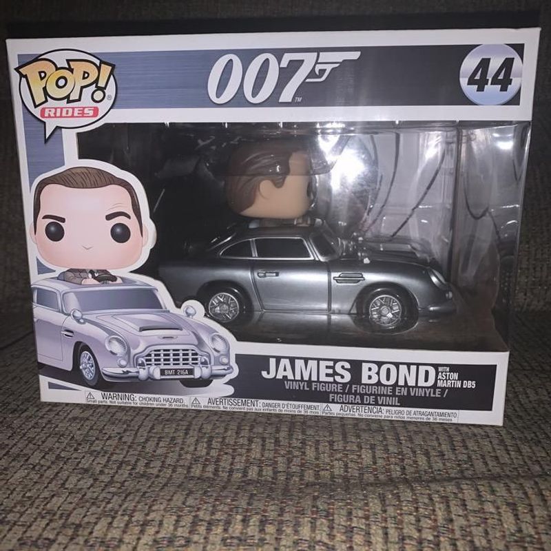 James Bond with Aston Martin DB5