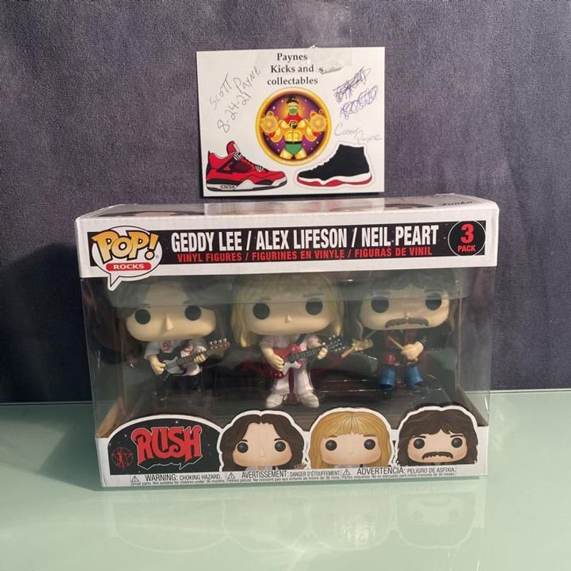 Geddy Lee / Alex Lifeson / Neil Peart (Rush 3-Pack) [Fan Expo]