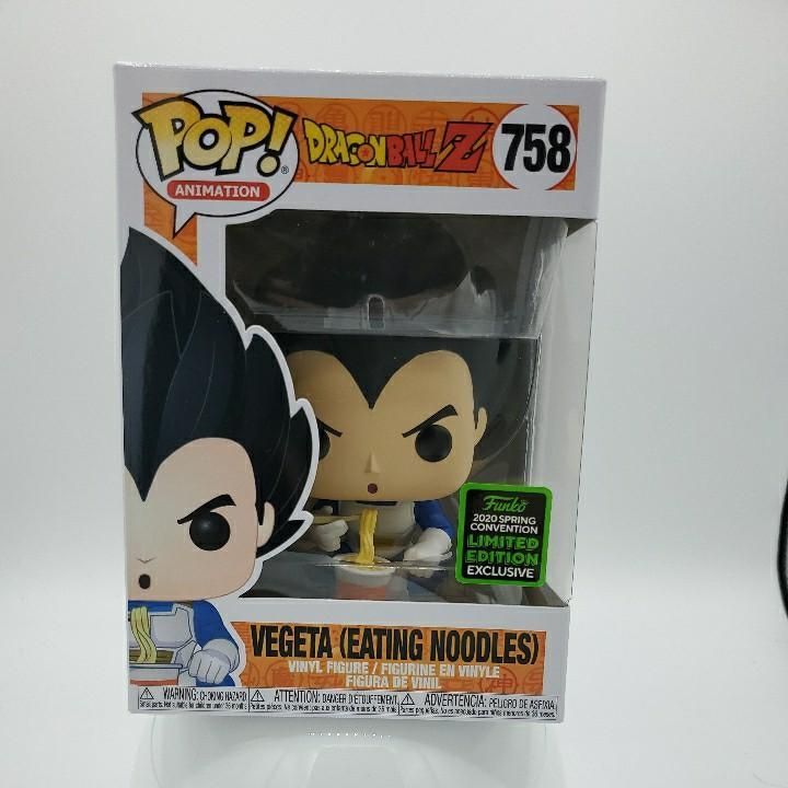 funko pop vegeta eating noodles