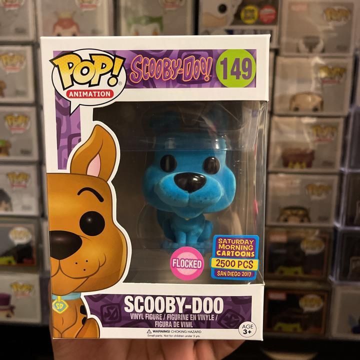 scooby doo flocked pop