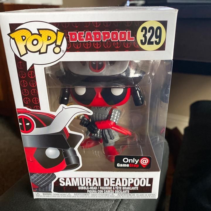 samurai deadpool funko pop