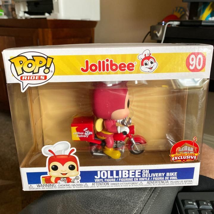 funko jollibee on delivery bike