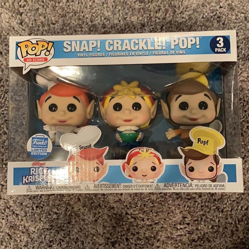 Verified Snap! Crackle! Pop! (3Pack) Funko Pop! Whatnot