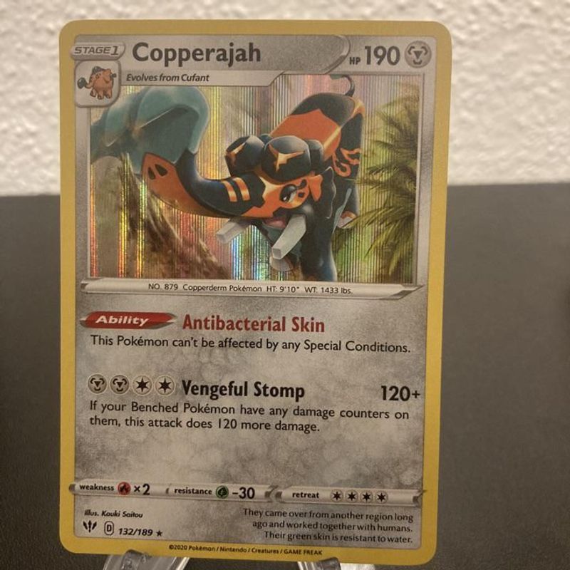 Copperajah 132/189 Darkness Ablaze Mint Holo Rare Pokemon Card 