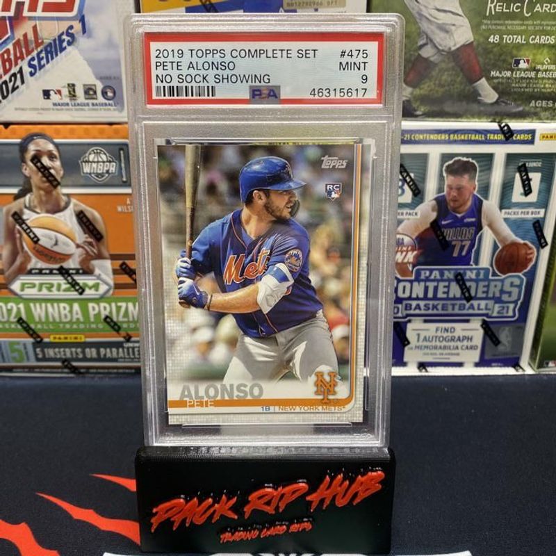 Pete Alonso - 2019 Topps Complete Set (No Sock Showing)