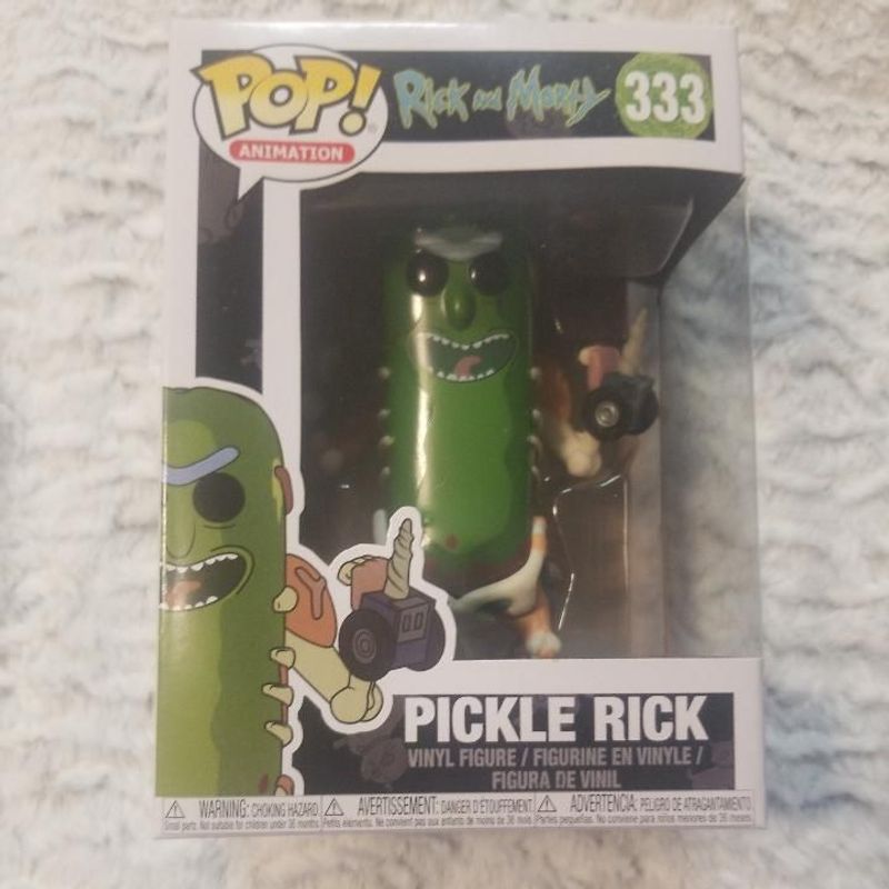 Pickle Rick Vinyl Figure Item No 27854 Funko Pop Animation Rick and Morty