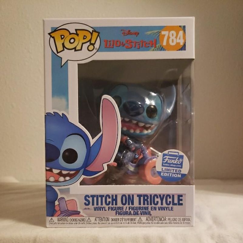 Stitch on Tricycle