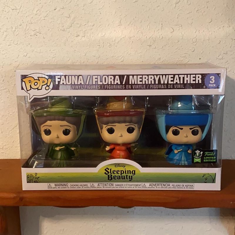 flora fauna and merryweather dolls