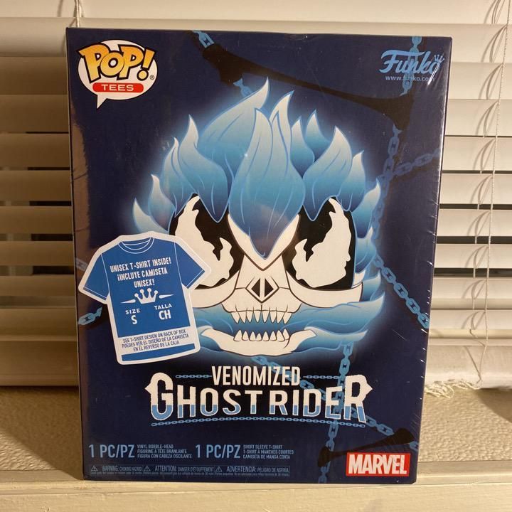 blue flame venomized ghost rider