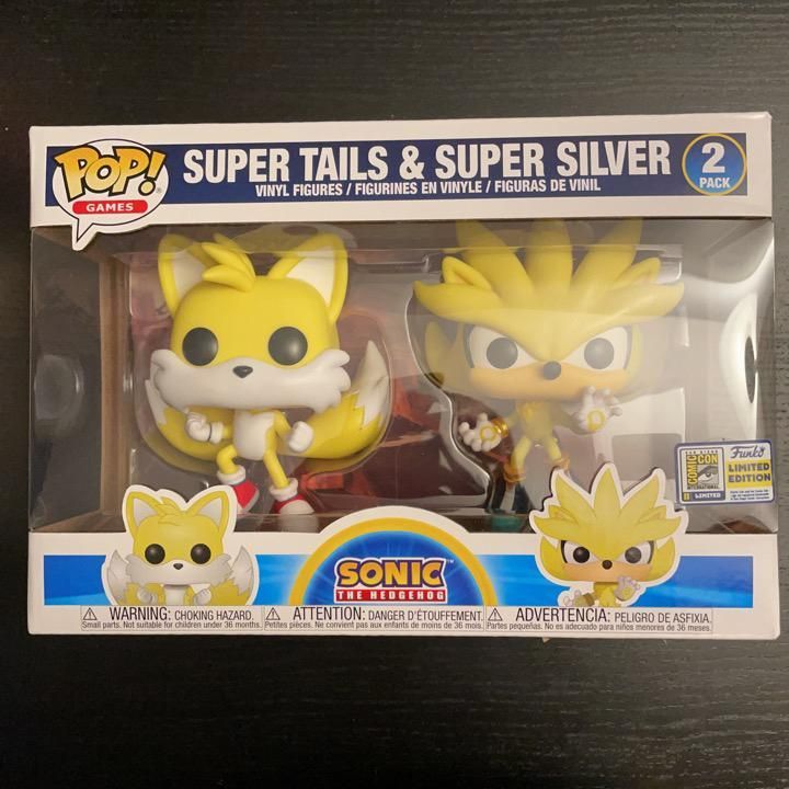super tails and super silver funko