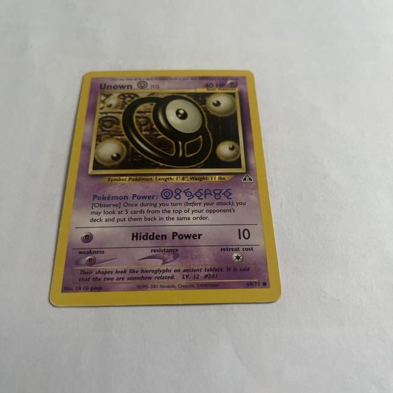 Unown [O] - Neo Discovery (1st edition)