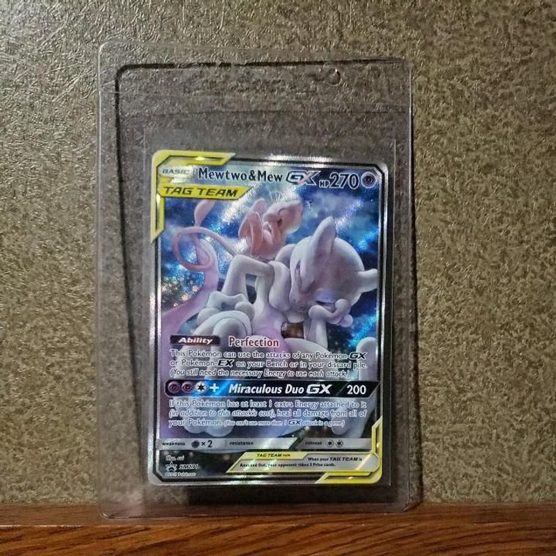 Verified Mewtwo & Mew-GX - SM Black Star Promos Pokemon Cards | Whatnot