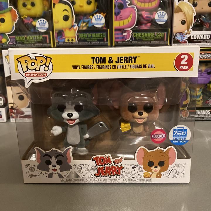 tom and jerry flocked