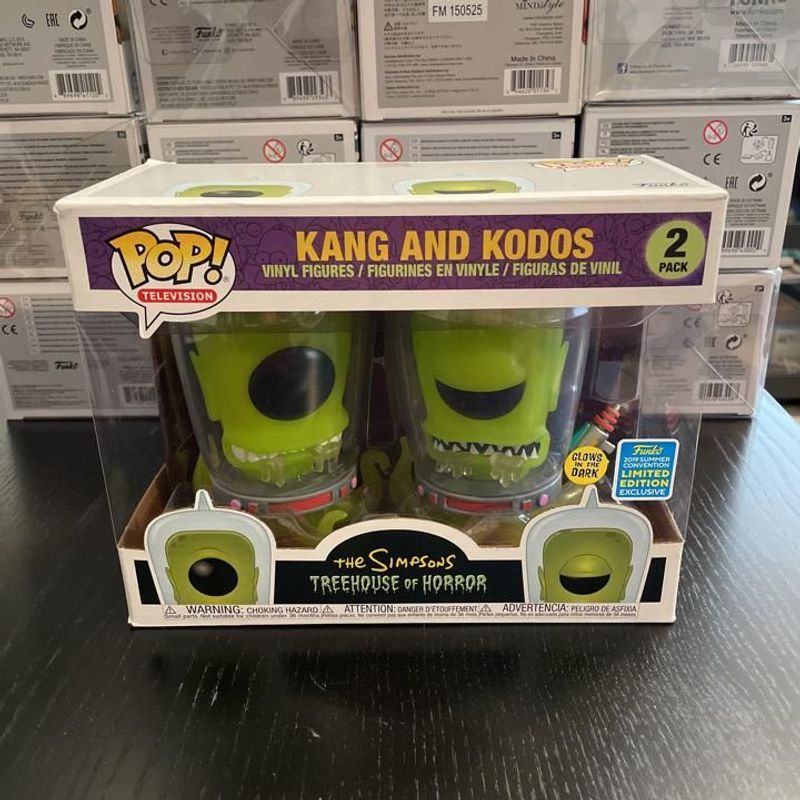 Kang and Kodos (Glow in the Dark) (2-Pack) [Summer Convention]
