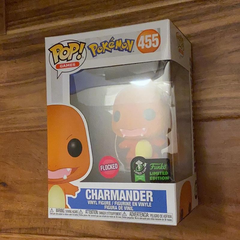 charmander pop flocked