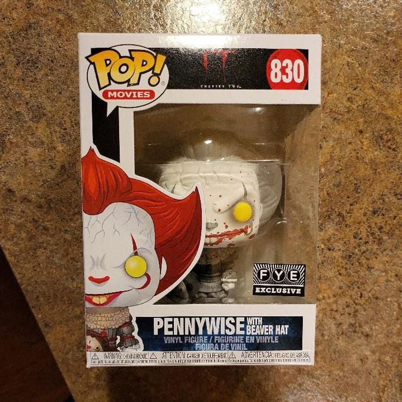 Pennywise (Beaver Hat) (Black and White)