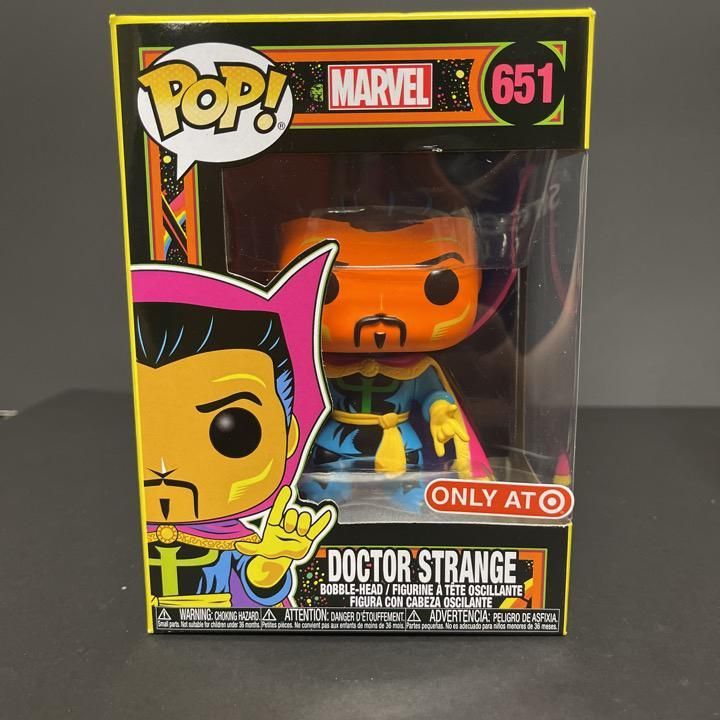 doctor strange black light funko pop