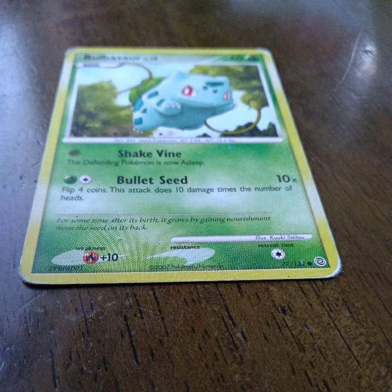 Pokemon - Bulbasaur (77) - Secret Wonders