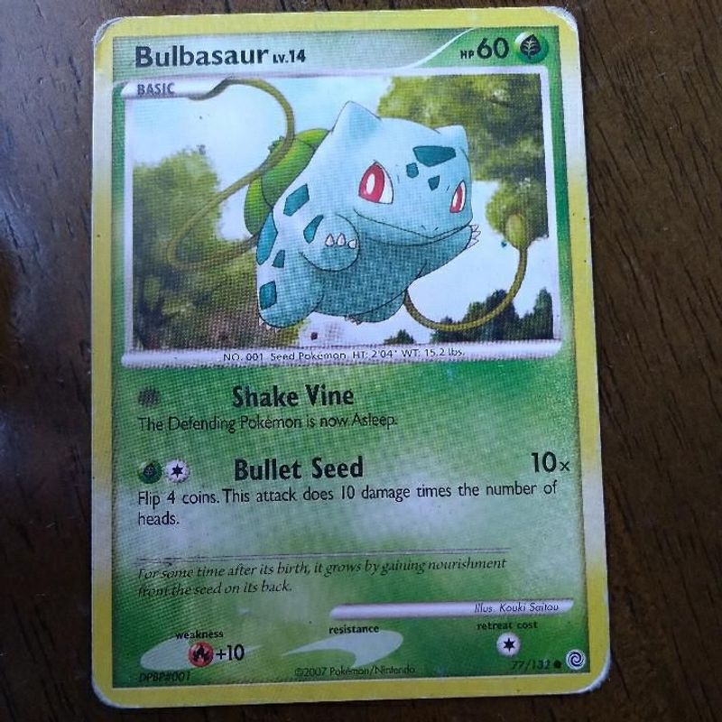 Pokemon - Bulbasaur (77) - Secret Wonders