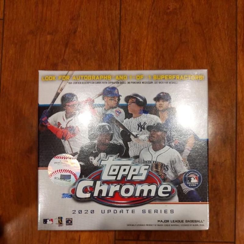 2020 Topps Chrome Update Series Baseball Mega Box