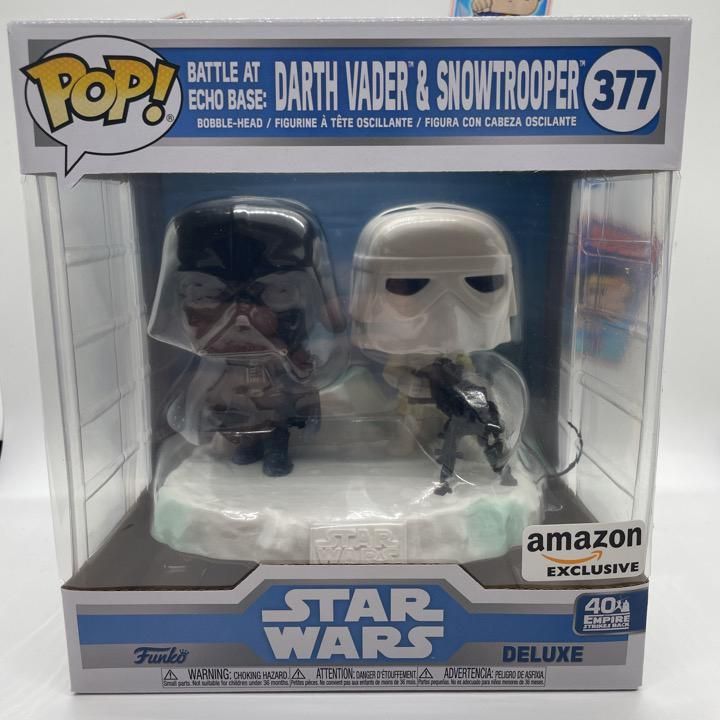 darth vader and snowtrooper pop