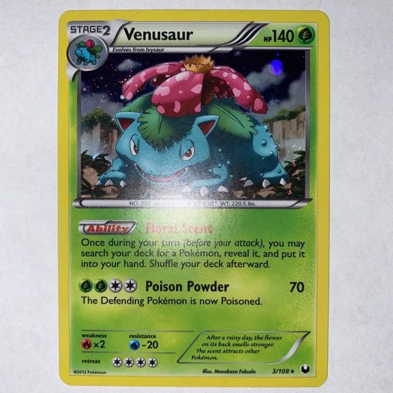 dark venusaur card