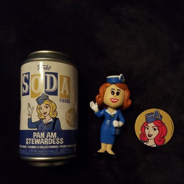 pan am stewardess funko soda