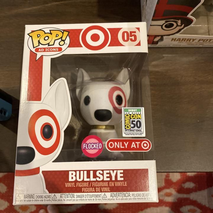 bullseye flocked