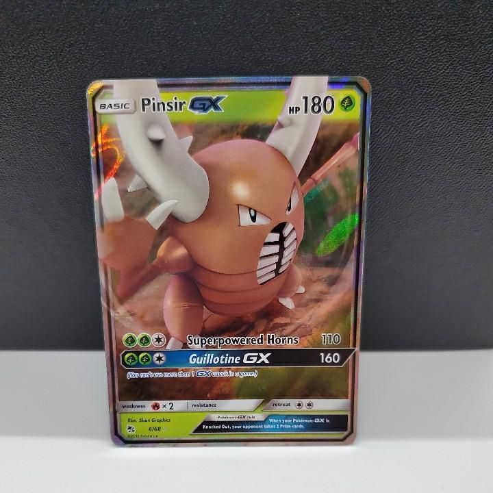 Verified PinsirGX Hidden Fates Pokemon Cards Whatnot